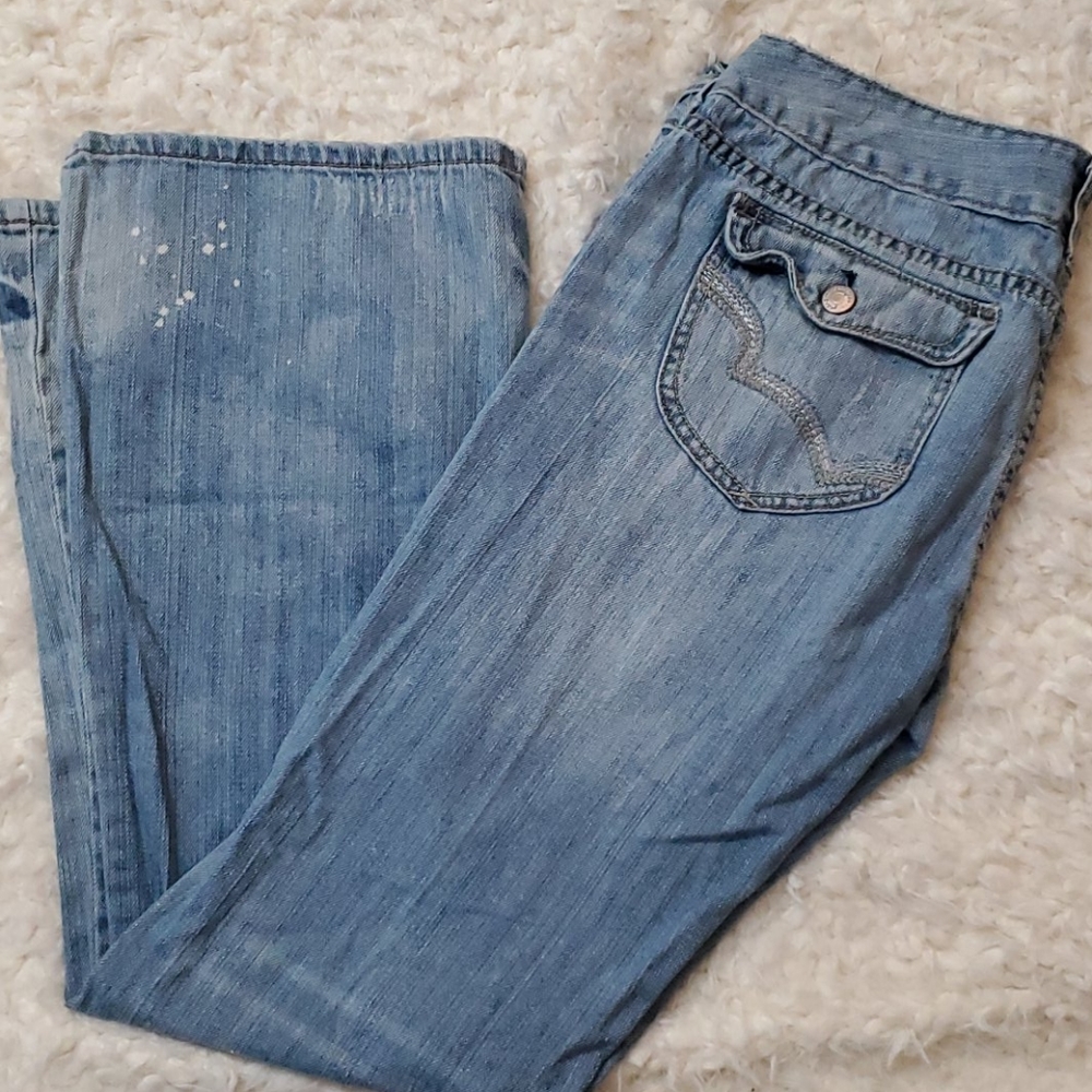 Amethyst Distressed Jeans